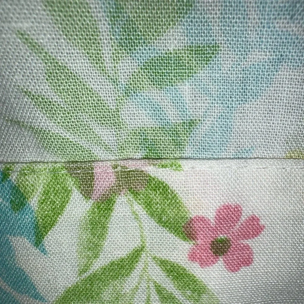 Vintage 1970s Cannon Monticello No Iron Muslin Full Flat Sheet